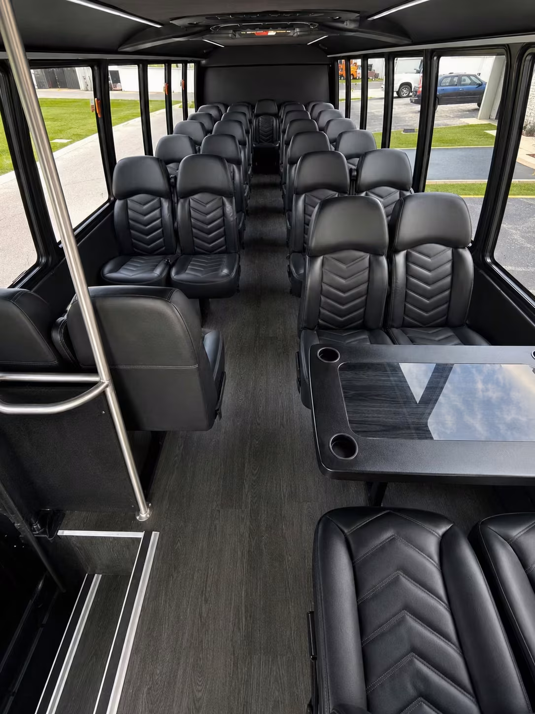 18 passenger minibus interior