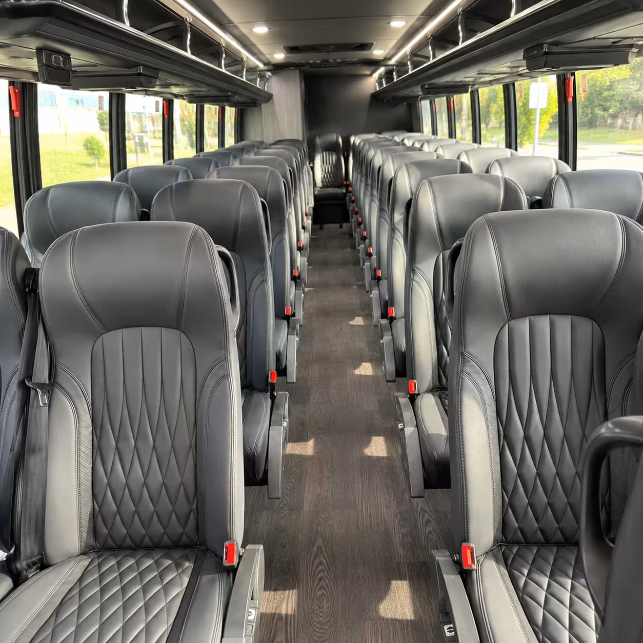 25 passenger minibus interior