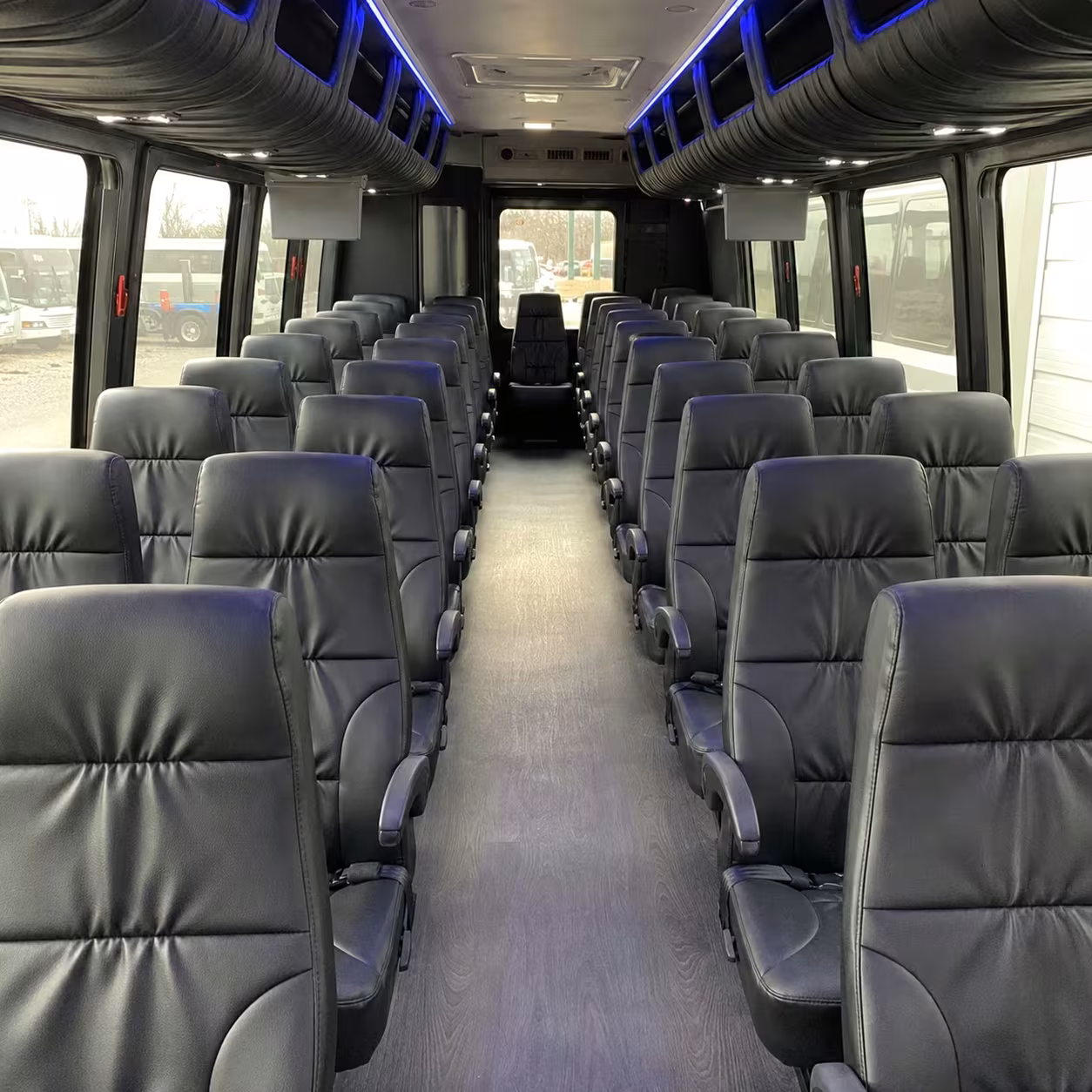 35 passenger minibus inside