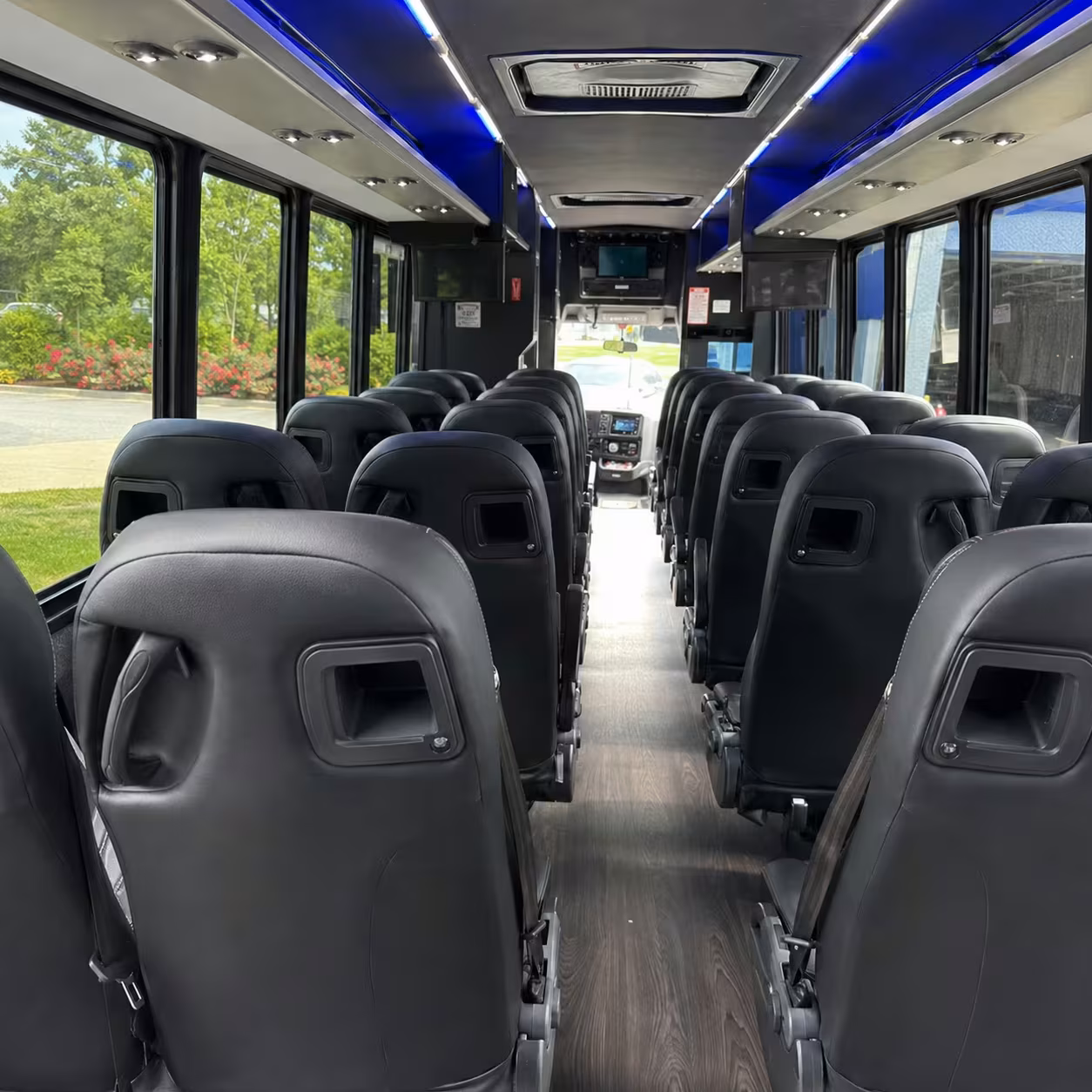 35 passenger minibus interior