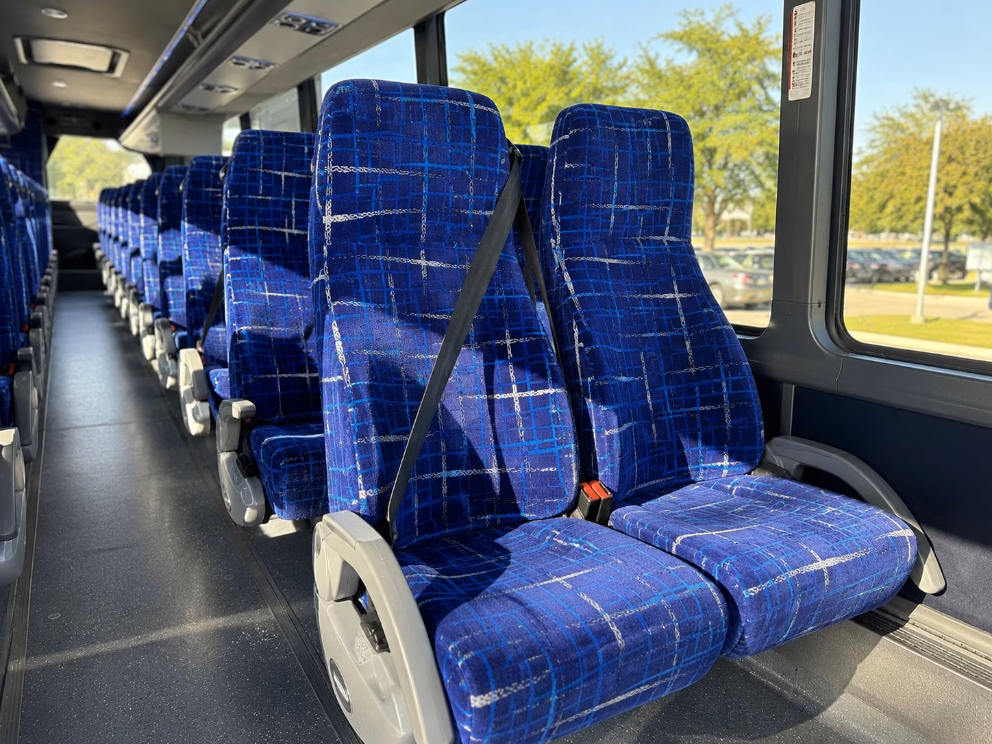 wichita falls charter bus interior