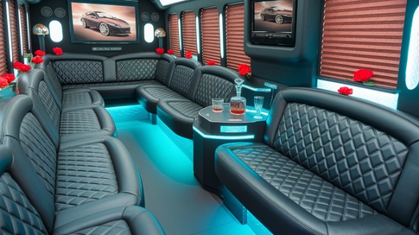 sprinter limo rental interior wichita falls