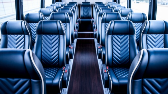 wichita falls 20 passenger minibus inside