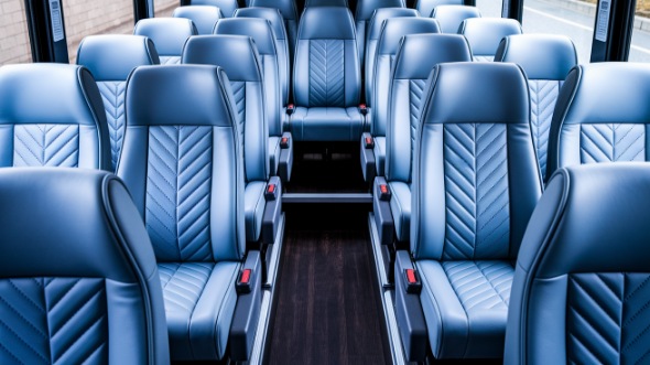 wichita falls 28 passenger minibus inside