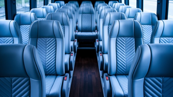 wichita falls 30 passenger minibus inside
