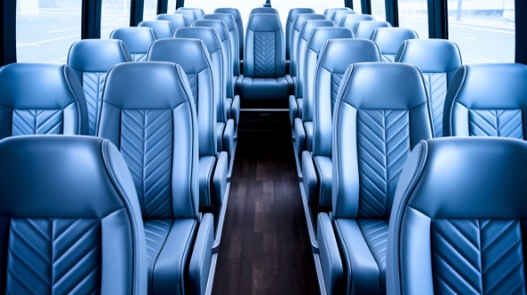 wichita falls 35 passenger minibus inside