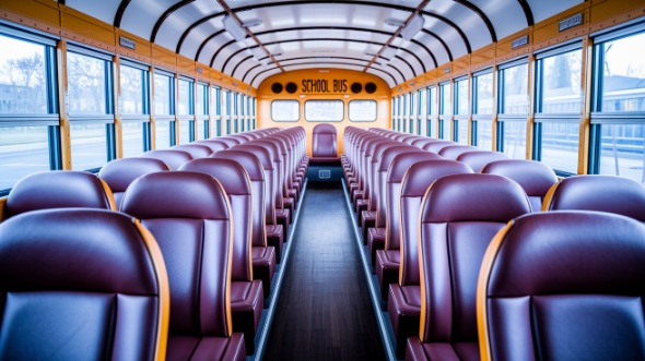 wichita falls school bus rental inside